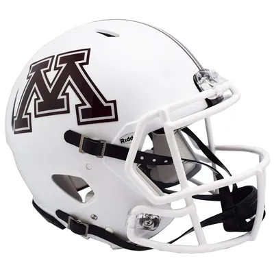 Casque Minnesota Golden Gophers Riddell Blanc Vitesse Authentique