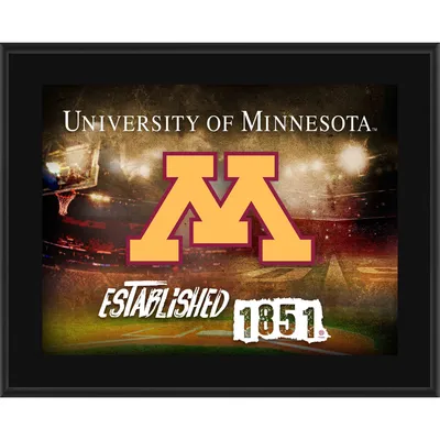Minnesota Wild Fanatics Authentic 10.5 x 13 Sublimated Horizontal Logo  Team Plaque