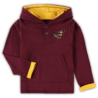 Toddler Colosseum Maroon/Heathered Gray Minnesota Golden Gophers Poppies Pullover Hoodie and Sweatpants Set
