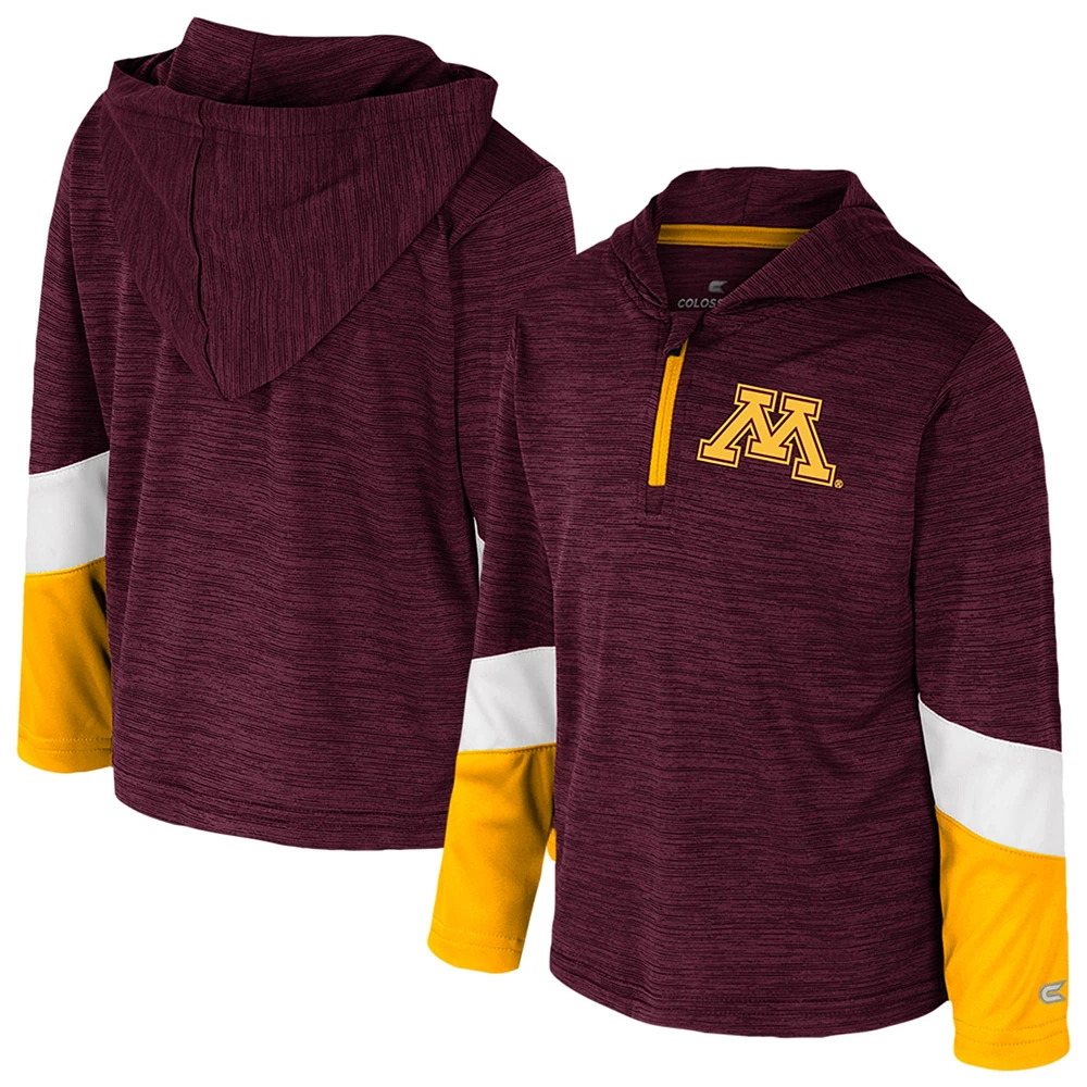 Toddler Colosseum Maroon Minnesota Golden Gophers Rylos Quarter-Zip Windshirt