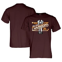 Unisex Blue 84  Maroon Minnesota Golden Gophers 2025 Big Ten Hockey Regular Season Champions Locker Room T-Shirt