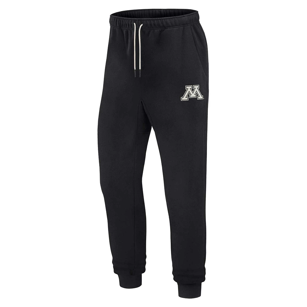 Unisex Fanatics Black Minnesota Golden Gophers Elements Super Soft Fleece Jogger