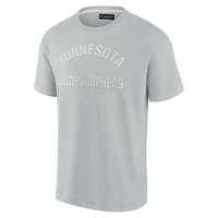 Unisex Fanatics Gray Minnesota Golden Gophers Elements Super Soft Short Sleeve T-Shirt