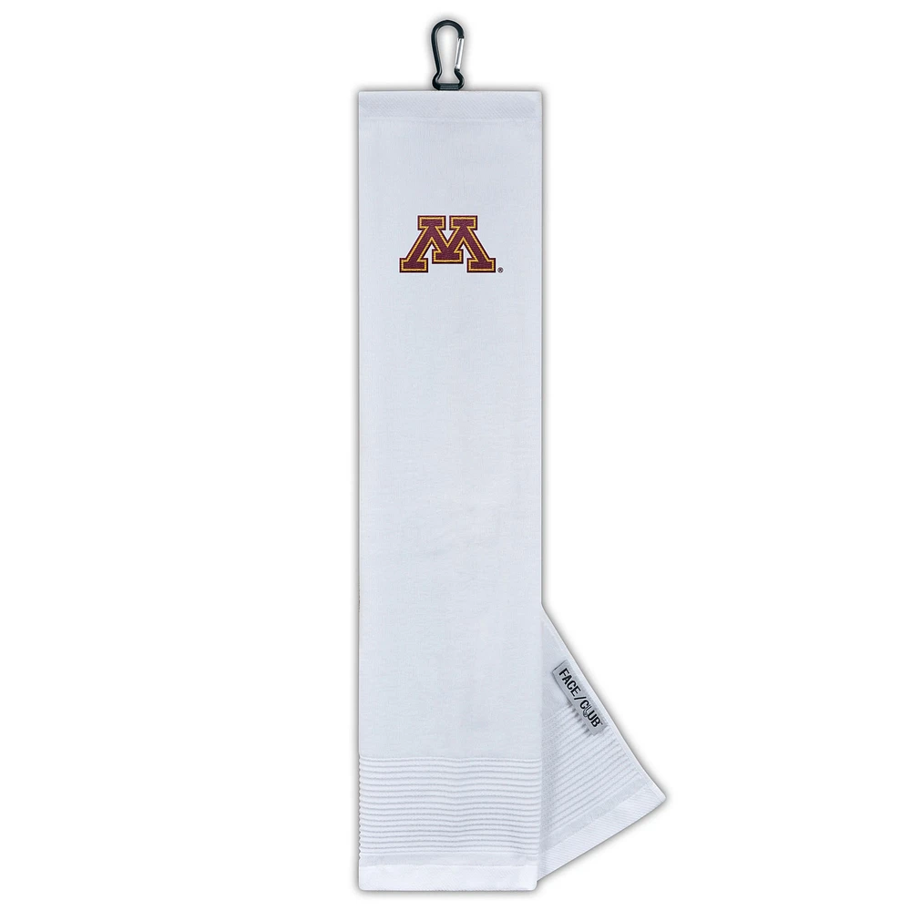 WinCraft Minnesota Golden Gophers Serviette de golf à trois volets pour visage/club