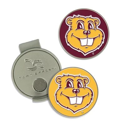 WinCraft Minnesota Golden Gophers Ensemble clip pour chapeau et marqueur de balle