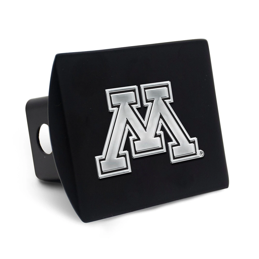 Housse d'attelage WinCraft en métal chromé de qualité supérieure avec logo des Golden Gophers du Minnesota