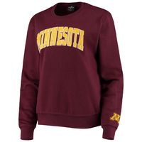 Women's Colosseum Maroon Minnesota Golden Gophers Campanile Pullover Sweatshirt