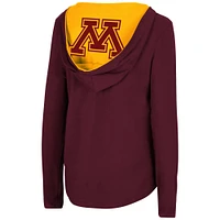 T-shirt à manches longues Colosseum Minnesota Golden Gophers Catalina pour femme