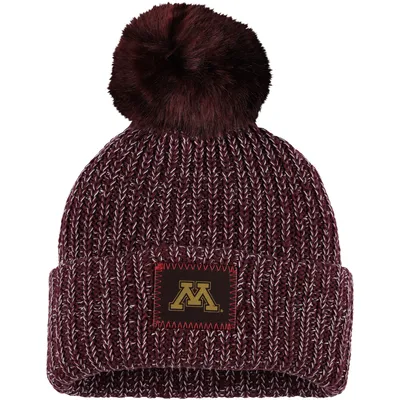 Minnesota Golden Gophers Love Your Melon Women's Cuffed Knit Hat with Pom - Maroon