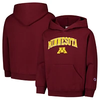 Sweat à capuche pour jeunes champions du campus des Golden Gophers Minnesota Maroon