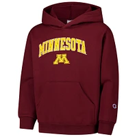 Sweat à capuche pour jeunes champions du campus des Golden Gophers Minnesota Maroon