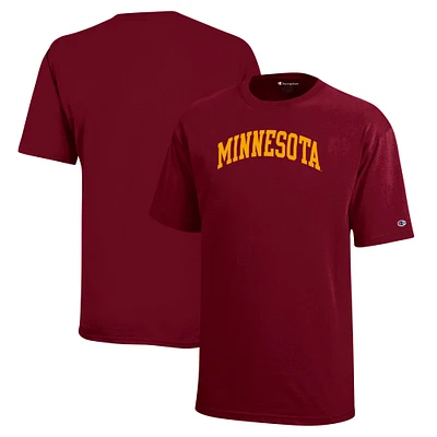 T-shirt Arch de l'équipe des Golden Gophers du Minnesota, champion jeunes, marron