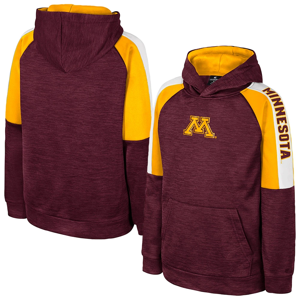 Sweat à capuche marron pour jeunes Colosseum Minnesota Golden Gophers