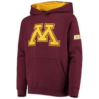 Youth Maroon Minnesota Golden Gophers Big Logo Pullover Hoodie