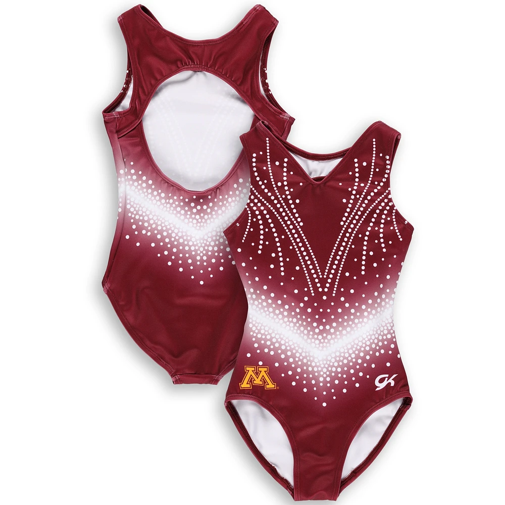 Youth Maroon Minnesota Golden Gophers Elite Replica Leotard