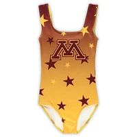 Youth ZooZatz Gold Minnesota Golden Gophers Dance Leotard