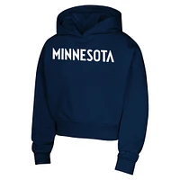 Sweat à capuche bleu marine pour jeunes filles Minnesota Lynx Closer