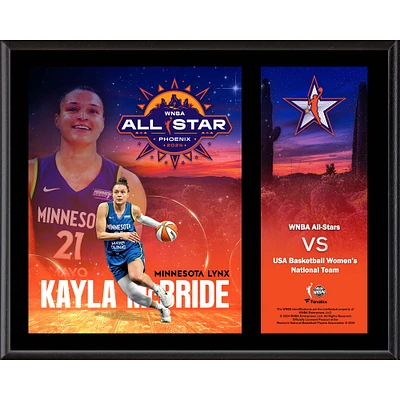 Kayla McBride Minnesota Lynx 12" x 15" 2024 WNBA All-Star Game Sublimated Plaque