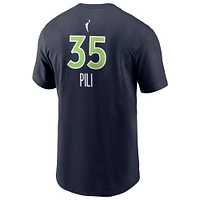 Men's Nike Alissa Pili Navy Minnesota Lynx Explorer Edition Name & Number T-Shirt