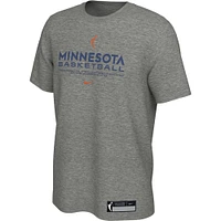 Men's Nike  Gray Minnesota Lynx On-Court Legend Essential Practice Performance T-Shirt
