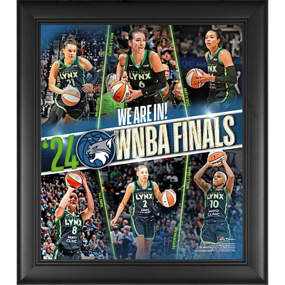 Minnesota Lynx 2024 WNBA Finals Framed 15" x 17" We're In Collage