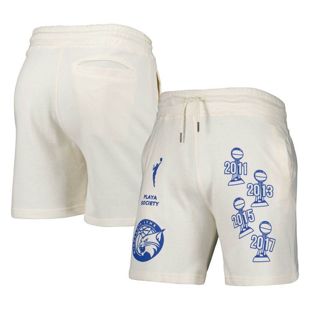 Playa Society Oatmeal Minnesota Lynx Legacy Logo Shorts