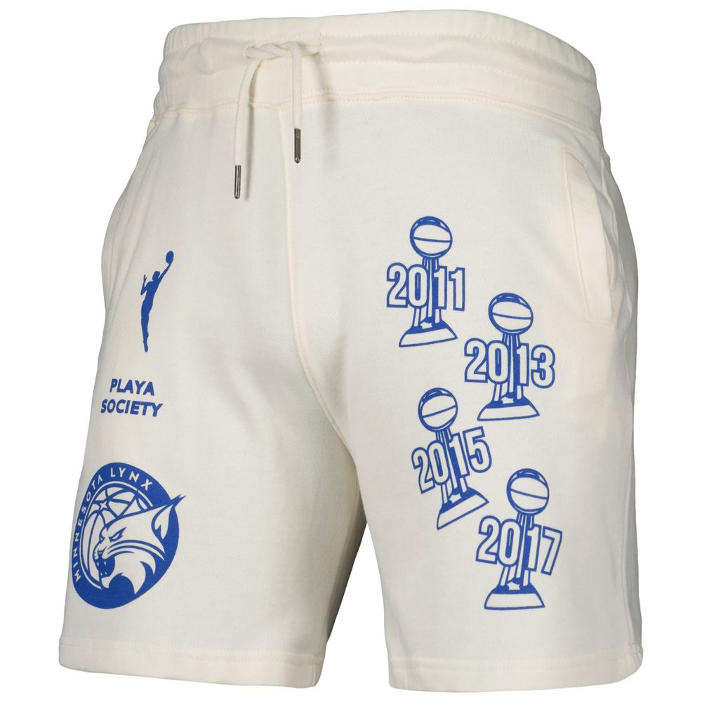 Playa Society Oatmeal Minnesota Lynx Legacy Logo Shorts