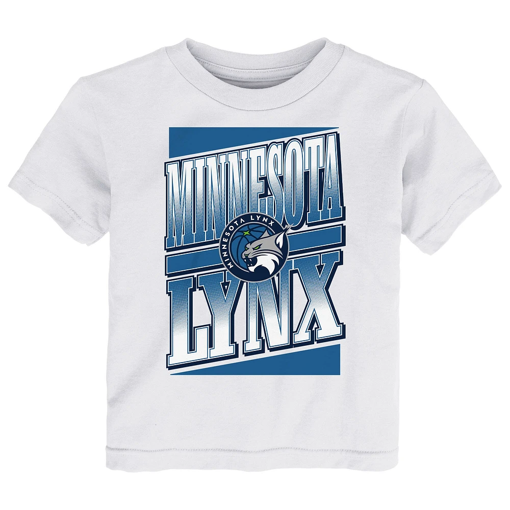 T-shirt blanc pour tout-petits, équipe des Minnesota Lynx