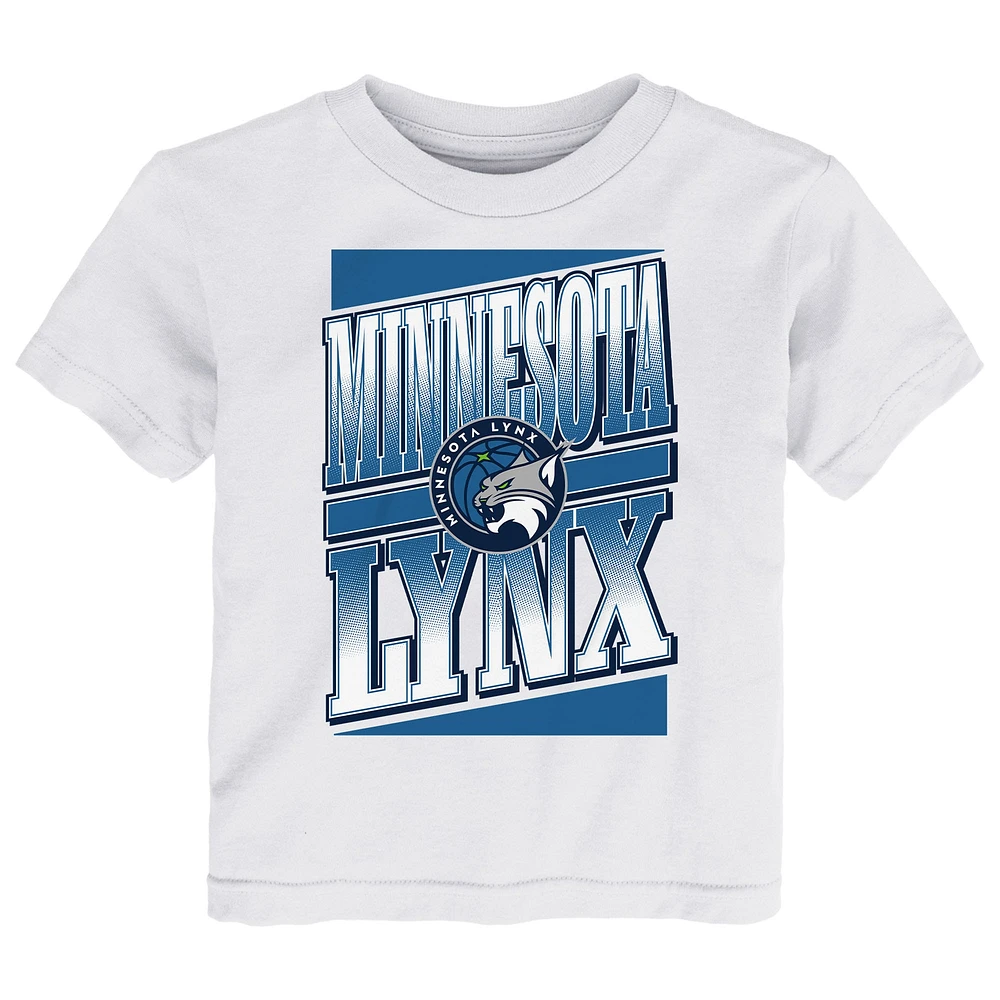 T-shirt blanc pour tout-petits, équipe des Minnesota Lynx