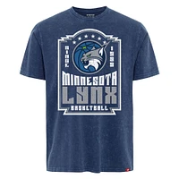 Unisex Sportiqe  Blue Minnesota Lynx Rock & Roll Collection Angus Mineral Wash Premium T-Shirt