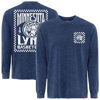 Unisex Sportiqe  Blue Minnesota Lynx Rock & Roll Collection Bono Mineral Wash Premium Long Sleeve T-Shirt