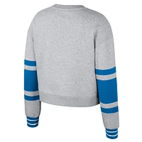 Sweat-shirt court unisexe gris chiné Stadium Essentials Minnesota Lynx