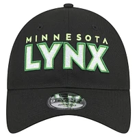 Unisex New Era Black Minnesota Lynx Rebel Series 9TWENTY Adjustable Hat