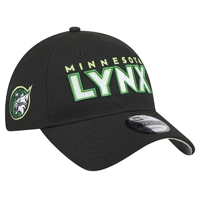 Unisex New Era Black Minnesota Lynx Rebel Series 9TWENTY Adjustable Hat