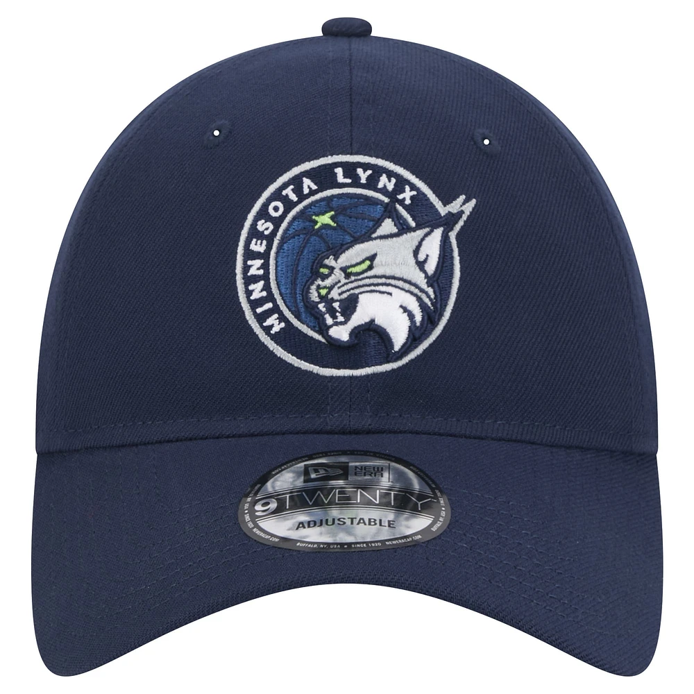 Unisex New Era Navy Minnesota Lynx Core Logo 9TWENTY Adjustable Hat