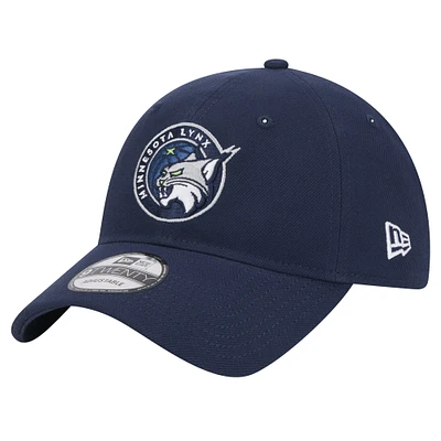Unisex New Era Navy Minnesota Lynx Core Logo 9TWENTY Adjustable Hat