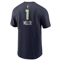 Unisex Nike Diamond Miller Navy Minnesota Lynx Explorer Edition Name & Number T-Shirt