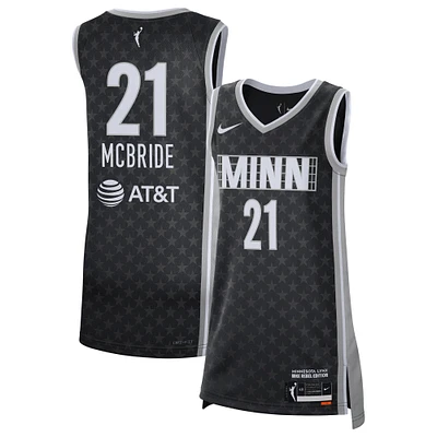 maillot Nike Kayla McBride unisexe, noir, Minnesota Lynx Rebel Edition, Victory Player,