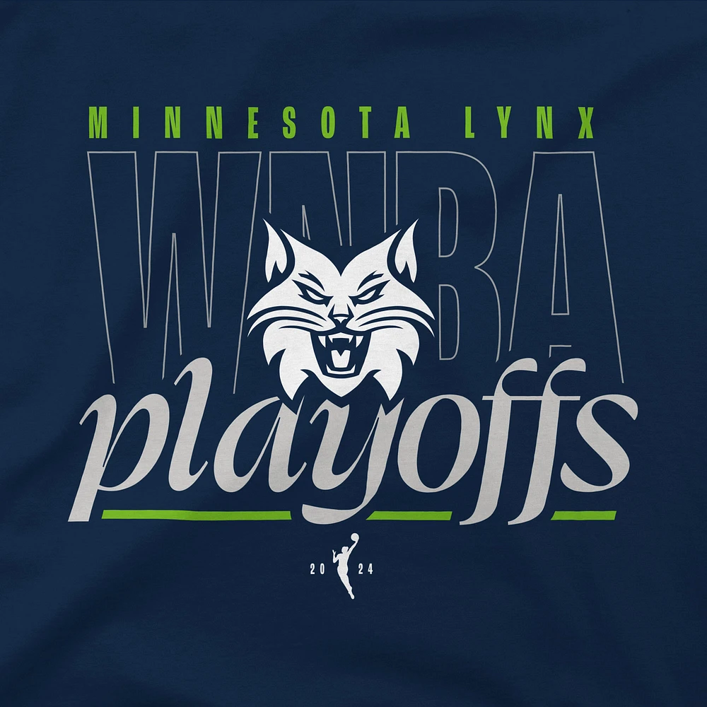 T-shirt unisexe Stadium Essentials bleu marine Minnesota Lynx 2024 WNBA Playoffs Roar