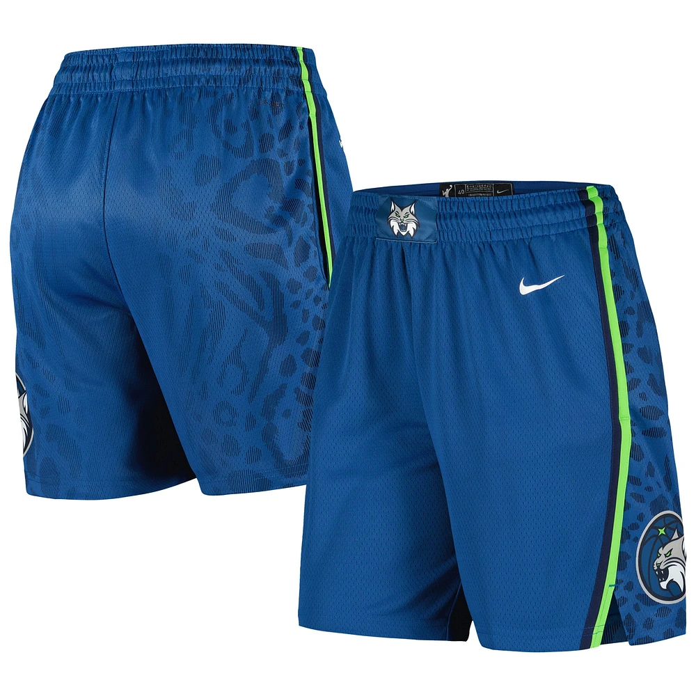 Women's Nike Blue Minnesota Lynx On-Court Victory Performance Shorts