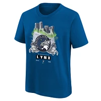 T-shirt Nike bleu pour jeunes avec contenu original des Minnesota Lynx