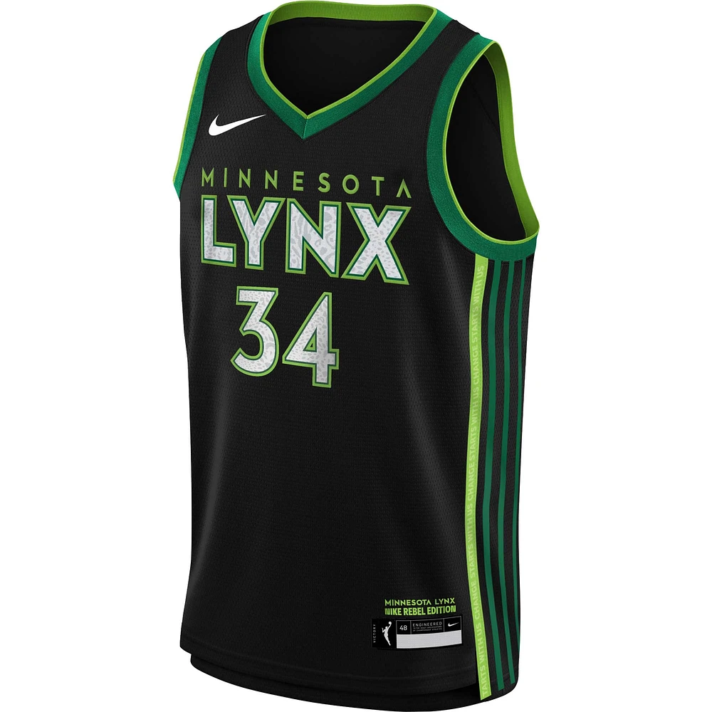 Maillot de joueur Swingman Minnesota Lynx Nike Sylvia Fowles pour jeune - Édition rebelle