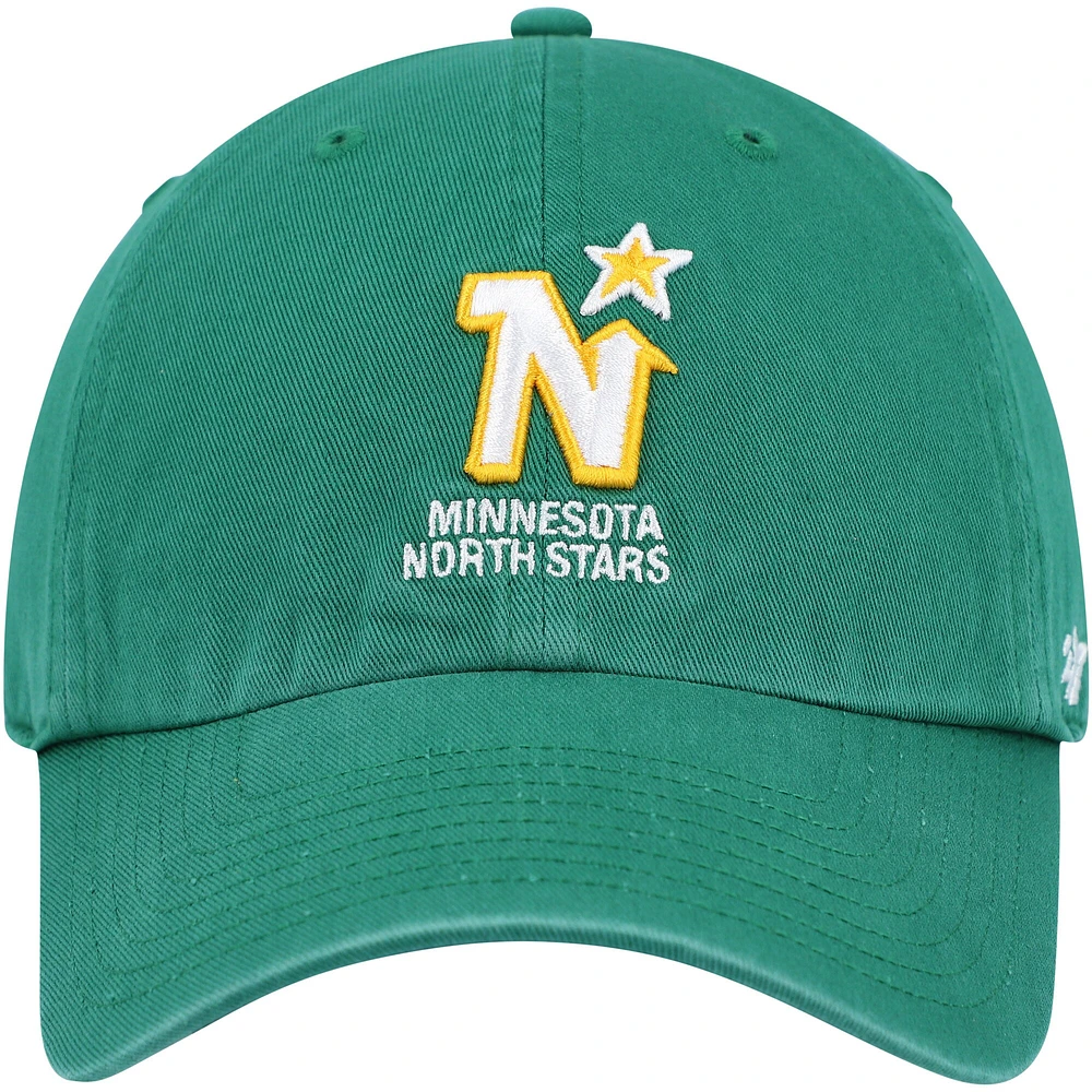 Casquette réglable '47 Kelly Green Minnesota North Stars Clean Up pour homme