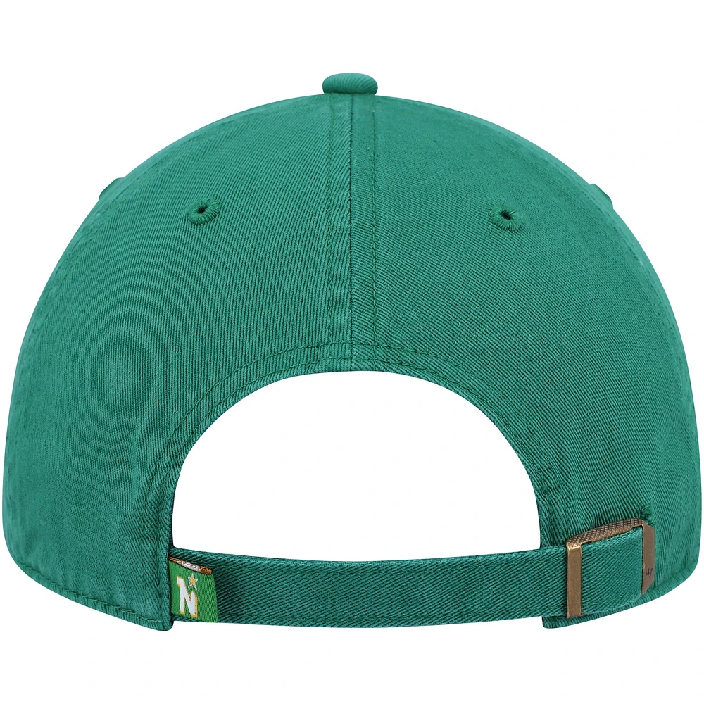 Casquette réglable '47 Kelly Green Minnesota North Stars Clean Up pour homme