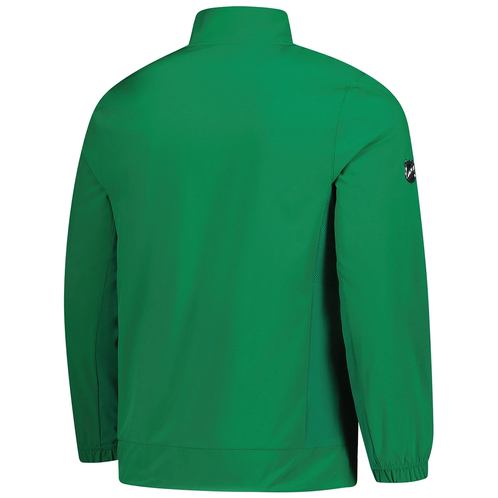 Men's Fanatics Kelly Green Minnesota North Stars Woven Rink Full-Zip Jacket