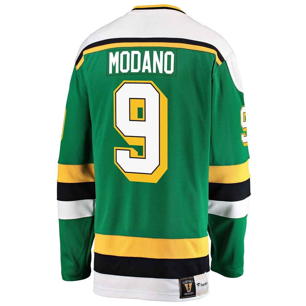 Men's Fanatics Mike Modano Green Minnesota North Stars Premier Breakaway Retired - Player Jersey