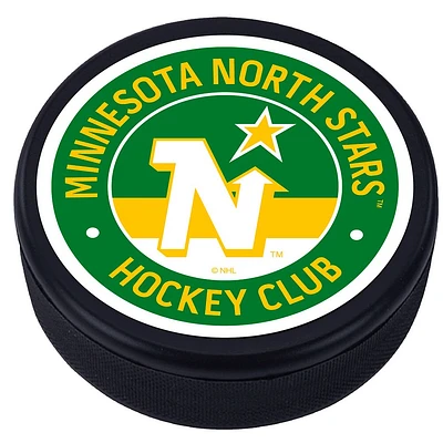 Minnesota North Stars - Vintage Classic Textured Hockey Puck