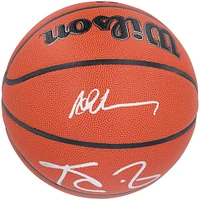 Anthony Edwards & Kevin Garnett Minnesota Timberwolves Autographed Wilson Authentic Series Indoor/Outdoor Basketball