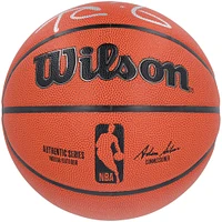 Anthony Edwards & Kevin Garnett Minnesota Timberwolves Autographed Wilson Authentic Series Indoor/Outdoor Basketball
