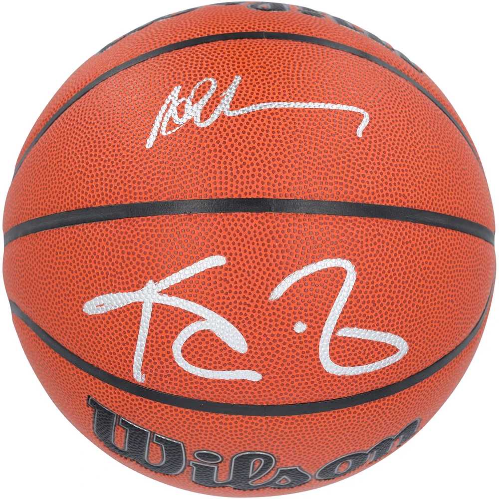 Anthony Edwards & Kevin Garnett Minnesota Timberwolves Autographed Wilson Authentic Series Indoor/Outdoor Basketball